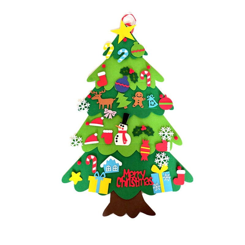 Árvore de Natal de Velcro para Aprendizado e Diversão