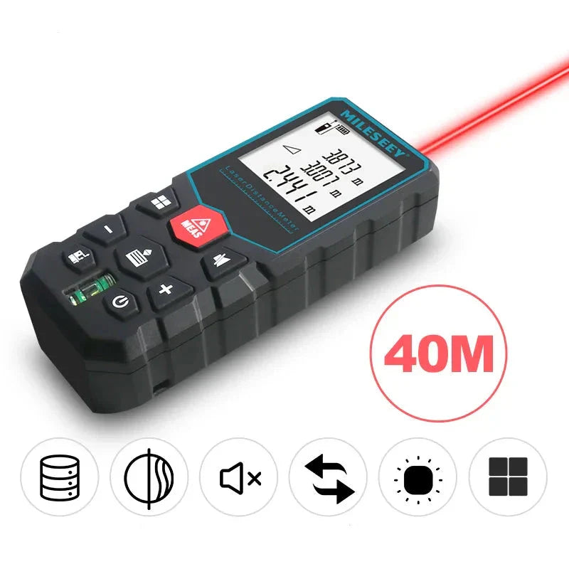 Trena a Laser Digital com Medidor de Distância